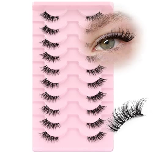 Ahrikiss Half Lashes Wispy Cat Eye Lashes Natural Look (TB10)