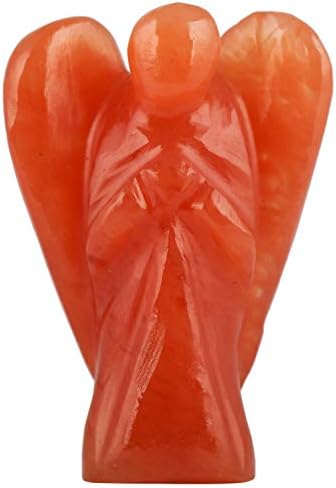DHYANARSH Lucky Agate 7 Chakra Angels -Reiki Healing Agate Crystals Angels Holistic Balancing Polished Agate Stones Set of 7 - Reiki - Metaphysical - Crafting