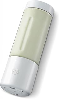 XAMIO Licuadora portátil recargable por USB, licuadora de tamaño personal for batidos y batidos, vaso exprimidor mezclador de frutas, for deportes, viajes y aire libre (Color : Blanco)