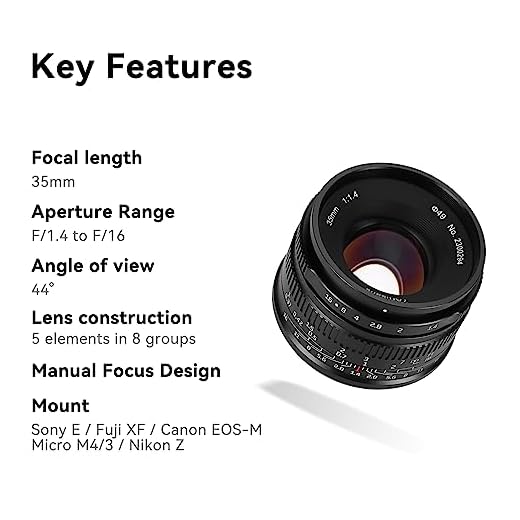 7artisans 35mm F1.4 Mark II Lens