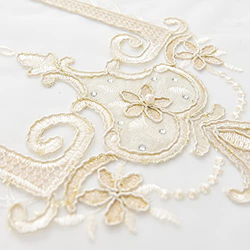 Embroidered Sheer Curtains For Living Room For Bedroom Geometric Floral Embroidery Semi Window Curtains Romantic Home Decor 2 Panels, 50Wx87L Inches Clwyah313 #TOP6