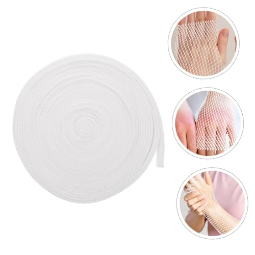 Balacoo 3 Rolos Bandagem Elástica Curativo De Rede Tubular Bandagem Tubular Meia Fundida Atadura De