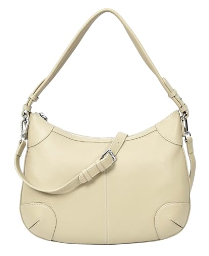 Sac à bandoulière en cuir véritable élégant pour femme chic