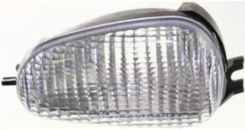 Go-Parts - Front Right (Passenger) Turn Signal Light for 1996-1999 Mercury Sable, Side of Headlight, Light Assembly Replacement/Lens Cover, F8DZ13368AA, Replacement