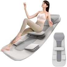 Portable Heated Massage Mat with Air Bag Stretching, 3 Modes for Back and Leg Relief