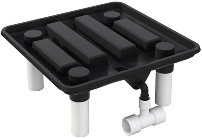 Drip Pan Runoff Tray for Water Collection, 15.5 inches, Black