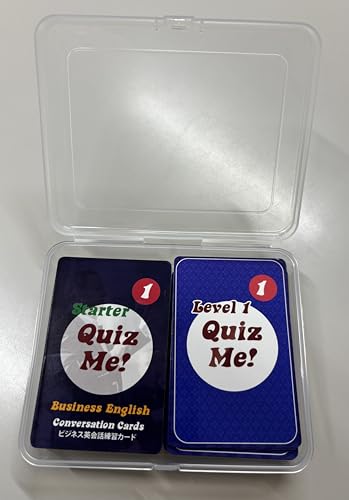 �N�C�Y �~�[ ! �p��b �J�[�h�Q�[�� �r�W�l�X �p�� �}���`�p�b�N�y�p�� ���ށzQuiz Me! Conversation Cards for Adults - Business English 2-pack set - Starter & Level 