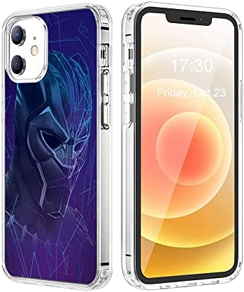 iPhone 11 Case, Ultra-Thin and Skid Resistance Clear Case, Compatibility with iPhone 11 (Black-Powerful-Panther-3)
