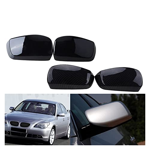 Coques de rétroviseur extérieur ABS noir pour E63 E64 E60 E61 2003-2007 pièces auto - 3