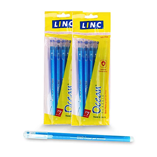 Image of Linc Ocean Classic Gel Pen, Blue, 10 pcs & Linc Ocean Classic Gel Pen, Red, 10 pcs