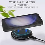 Knoowcase for Samsung Galaxy S24 FE Case Built-in Screen Protector Samsung S24 FE Phone Case Shockproof Full Protection Rubber Bumper Clear Rugged Back Shell Phone Cover,Black - Image 4