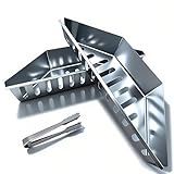 auisea Thickened Steel Charcoal Basket Compatible with 22-inch Weber Charcoal Grills, Even Heat Distribution, Less Charcoal & Long-Lasting Use