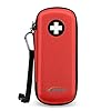 MEDMAX EpiPen Medical Tragetasche, tragbare Notfalltasche Hartschalen EVA stoßfest Medikament Tasche Organizer für 2 EpiPens, Asthma-Inhalator, Anti-Histamin, Auvi-Q, Allergy Medicine Essentials