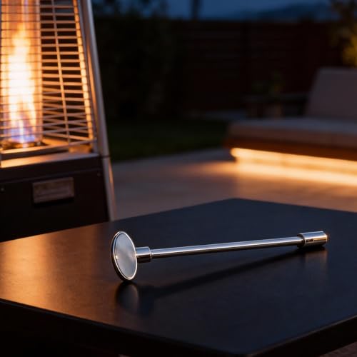KiraKira Gasventilschlüssel- Kamine, poliertes Chrom, 20, 3 cm, passend für Kugelhähne mit 1/ 4 und 5/ 16 Drehung, Silber-6