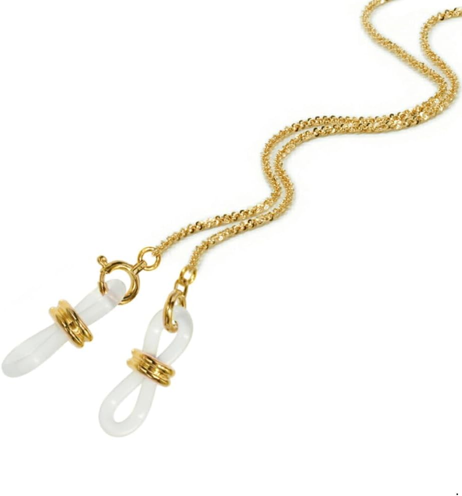 ジュエリーストラップ4個セット RUBBY] [ルビイ] イエローゴールド K18 カットボール チェーン メガネ