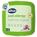Silentnight Cubrecolchón Doble antialérgico – Protector de colchón Grueso y Profundo Que Protege contra alergias y ácaros del Polvo – Hipoalergénico y Lavable a máquina – Cama Doble