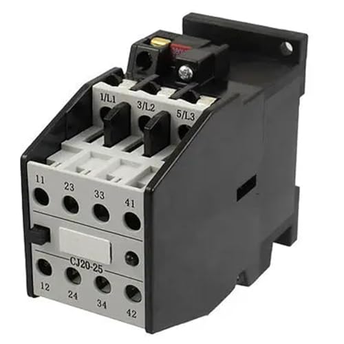 Contactor de CA CJ20-25 evita sobrecargas en motores trifásicos de 380V con bobina de 32A