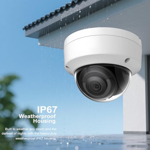 Image of DS-2CD2183G2-I 4K 8MP AcuSense Vandal Fixed Dome POE IP Camera Outdoor, 2.8mm Wide Angle, 3-Axis, WDR, IP67, IK10