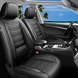 Top 10 Best Acura Seat Covers Reviews & Comparison 8 FiveFox Fit TL Car Seat Covers for Select Acura TL/TSX 2004-2014 /RSX 2002-2006 - Full Coverage Leather, Waterproof & All Weather Seat Cushion Protector, Airbag Compatible, Full Set, Black