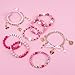 Make It Real - Juicy Couture Perfectly Pink Bracelet Making Kit - Kids Jewelry Making Kit - DIY Charm Bracelet Making Kit for Girls - Friendship Bracelets with Beads for Girls 8-10-12-14
