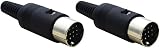 2x Din plug 13 pin male inline audio adapter connector for atari st kenwood iCTC