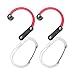 HEROCLIP Carabiner Clip With Swivel Hook (Mini) - Red/Red (2-pack)