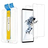 iXinQu ガラスフィルム Xperia 10 VII 対応 ガイド枠付き 自動吸着 気泡防止 硬度9H 耐衝撃 飛散防止 ソニーエクスペリア10 VII SO-52F SOG16 用 保護フィルム (2枚)