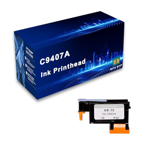 HYSMF Compatible for 70 C9404A C9405A C9406A C9407A Print Head for HP to use with Designjet Z2100 Z5200 Z3200 Z3100 Z5400 Printer,C9407A-1 Pack