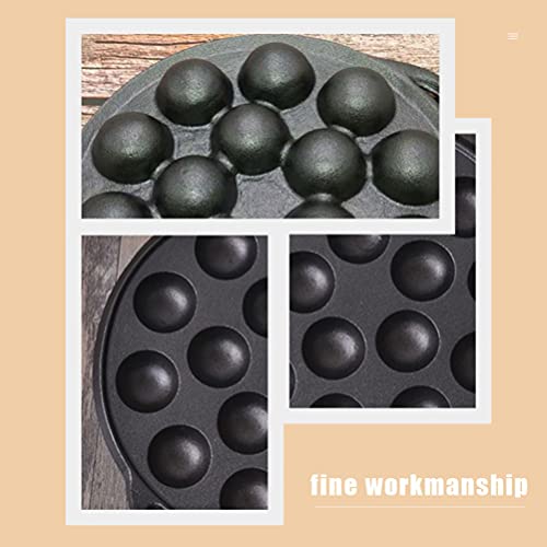 15 Compartment Tray Pastry Fork Cast Iron Escargot Dish With Forks And Brush Snail Escargot Plate Oyster Serving Platter Frying Pan For Home Bbq Restaurant Snail Plate Oyster Grill Pan #TOP1