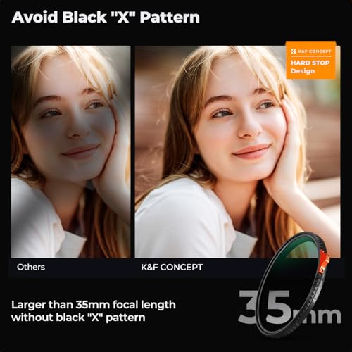 K&F CONCEPT 62mm 3-in-1 Lens Filter, Black Diffusion 1/4 & Variable ND2-ND32(1-5 Stops) & CPL 3 Functions in 1 Filter (Nano-X Series) by K&F CONCEPT - Image 4