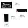 Mighty Max Battery 6V 12AH F2 SLA Replacement Battery for Hubbell 1200006, HE650, HE625