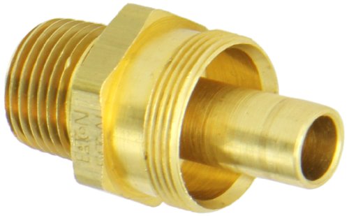 Image of EATON Weatherhead 1391X8X8 Insert Fitting, Body Only, CA360 Brass, 1 /2 inch Hose ID, 1 /2 inch Pipe Size