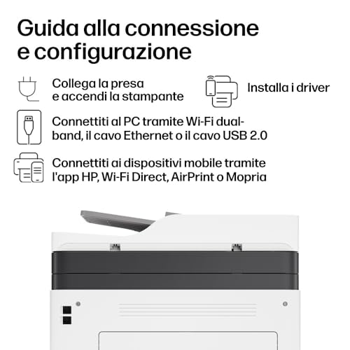 HP Color Laser Imprimante multifonction laser couleur 179fnw, Impression, copie, scan, fax, Numérisation vers PDF - 6