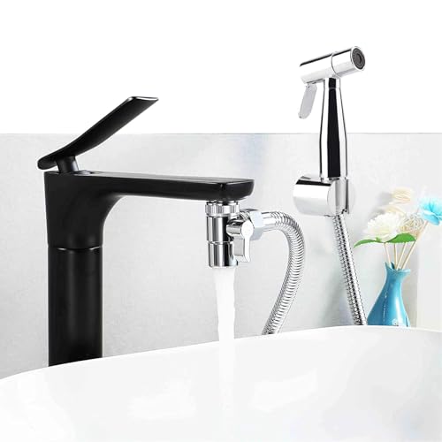 Bidet Sprayer for Toilet,Stainless Steel Bathroom Handheld Spray,Handheld Sprayer Kit,Toilet Shower,Bathing Pets,Potty Toilet Hygiene,Easy to Install by Feishiong - Image 8