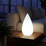 Arnusa Lampa stołowa nowoczesna, bezprzewodowa, z akumulatorem, 38 cm, lampa do sauny, zmieniająca kolor, PL109, lampa stołowa, lampa nocna, lampa do sypialni, z pilotem zdalnego sterowania i