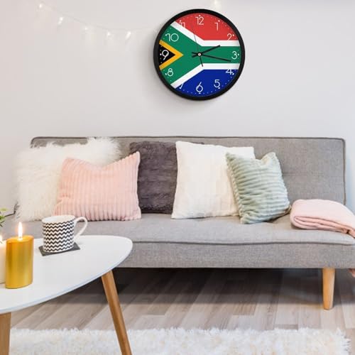 Horloge décorative Afrique du Sud moderne et ronde pour bureau