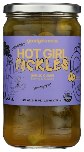 Hot Girl Pickles Organic Garlic Cumin Pickles, 24 Ounce