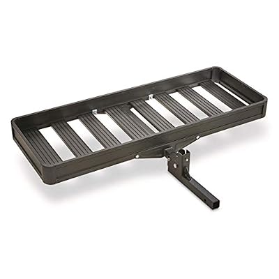 Guide Gear Folding Utility Trailer, Hitch Cargo Carrier, Truck Camping, Aluminum