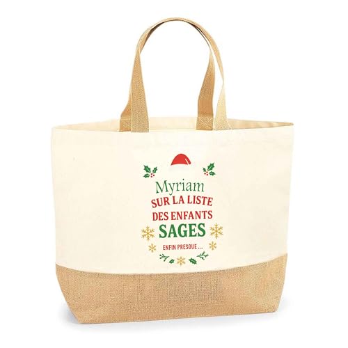 Sac Myriam enfants sages, le cabas idéal au bureau pour un Secret Santa réussi