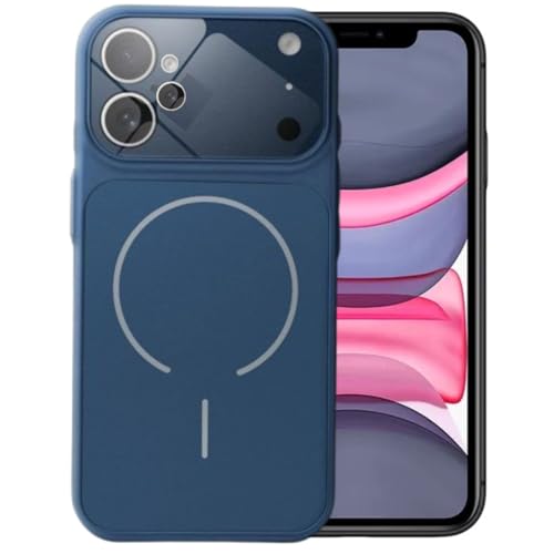 Image of Converter Case for iPhone 12 | Premium Protective Mag-Safe Cover | iPhone 17 Pro / iPhone17 Pro Max Series Style Design | in-Built Camera Guard | Wireless Charging Compatible (Blue)
