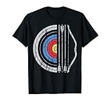 Archery Target Bow And Arrow Archer Retro Vintage Men Women T-Shirt