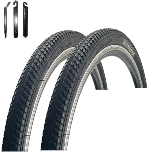 2 x maxxi4you HY 136 Fahrradreifen Schwarz 47-622 (28 x 1,75) inkl. maxxi4you Reifenheber