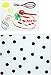 KSNY All in Good Taste Deco Dot and Pretty Pantry Food Prep Boards, Set of 2
