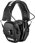 PROHEAR 036 Electronic Shooting Ear Defenders Adults Earuffs with Gel Ear Pads, Hunting Sound Amplification Earmuffs, Low Profile Hearing Protection for Gun Range Black
