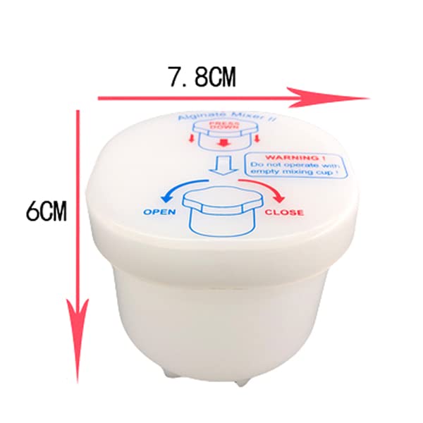MrHugoo Lab Impression Material Gypsum Plaster Cups for Alginate Mixer Algimax II GX300 (4) - Image 3