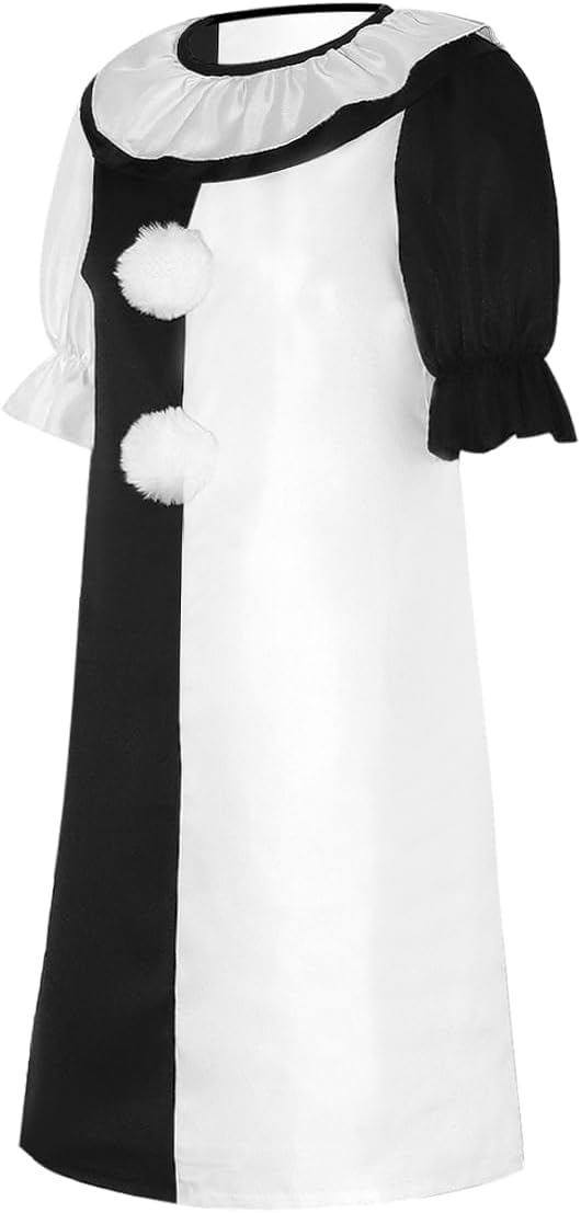 Adult Clown Costume Jumpsuit Costume Horror Movie Halloween The Killer Clown Outfits - Image 3