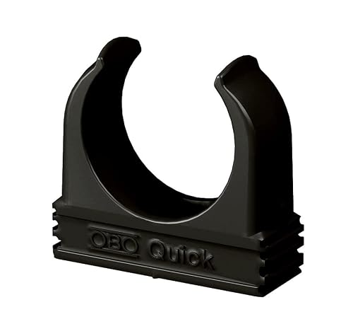 OBO Bettermann Quick Clamp, M25, CZARNY OPAKOWANIE 100 sztuk