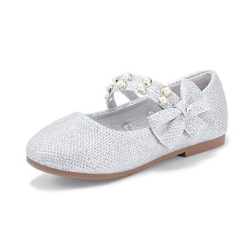 PANDANINJIA �c�� �K�[���Y �h���X�V���[�Y �p�[�� ���{�� �o���G �t���b�g �t�����[�K�[�� �V���[�Y ������ �p�[�e�B�[ �w�Z ���̔q�� �C, �V���o�[�O���b�^�[(Silver Glitter), 5 Toddler