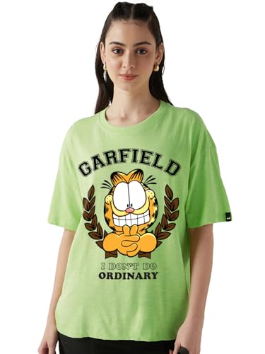 Image of Bewakoof Women's Cartoon Oversized Fit T-Shirt