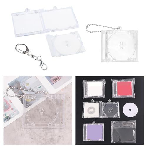 CAZSTYK Porte-clés en forme de disque avec pendentif en acrylique pour sac à dos – vue 2